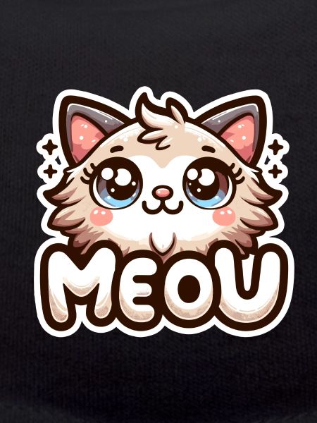 Meow - Cat Illustration