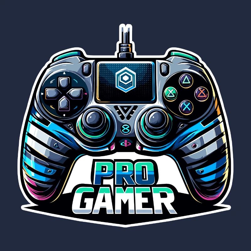 Pro Gamer - Controller Illustration