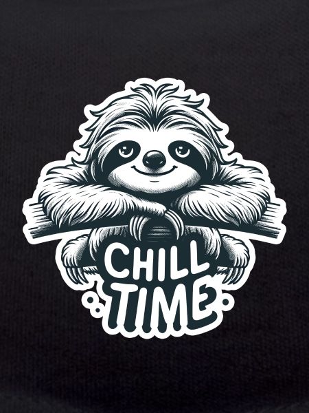 Chill Time - Sloth Illustration