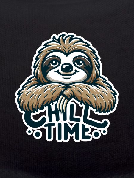 Chill Time - Sloth Illustration