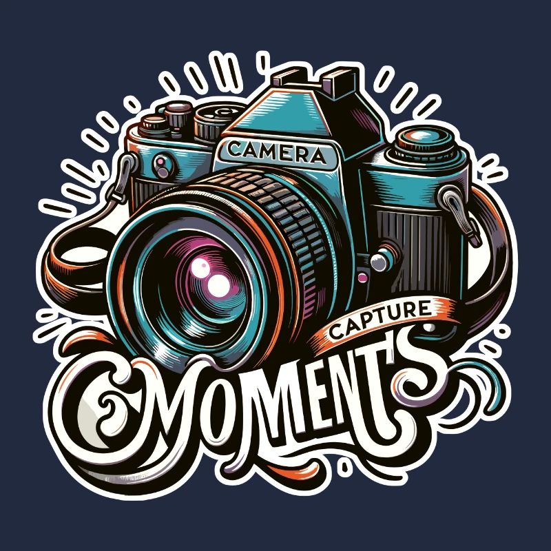 Capture Moments - Camera Illustration