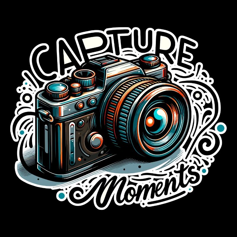 Capture Moments - Kamera Illustration