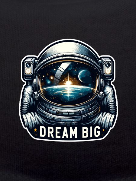 Dream Big - Astronaut Illustration