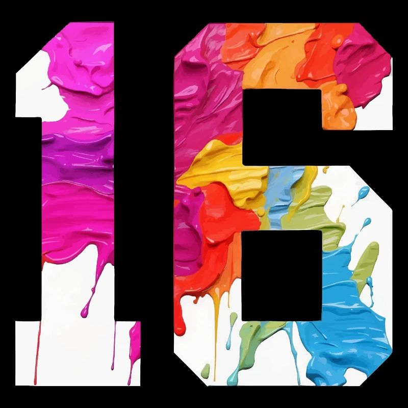 NUMÉRO COLORÉ 16 COLORÉ 16E ANNIVERSAIRE