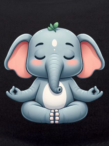 Buddhist Elephant Yoga Relaxation