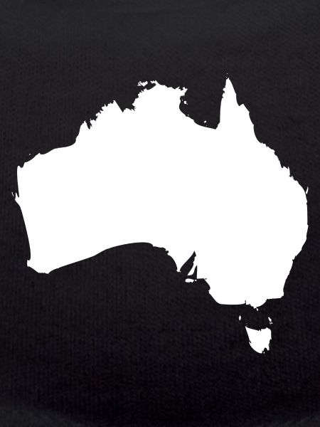 Australia map flag