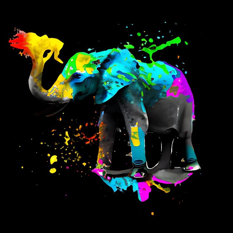 Safari Art Elephant