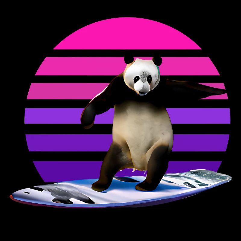 Panda Surfer
