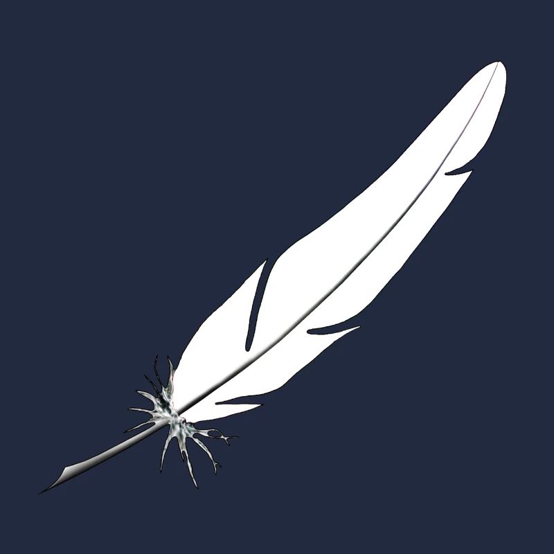 Plume blanche