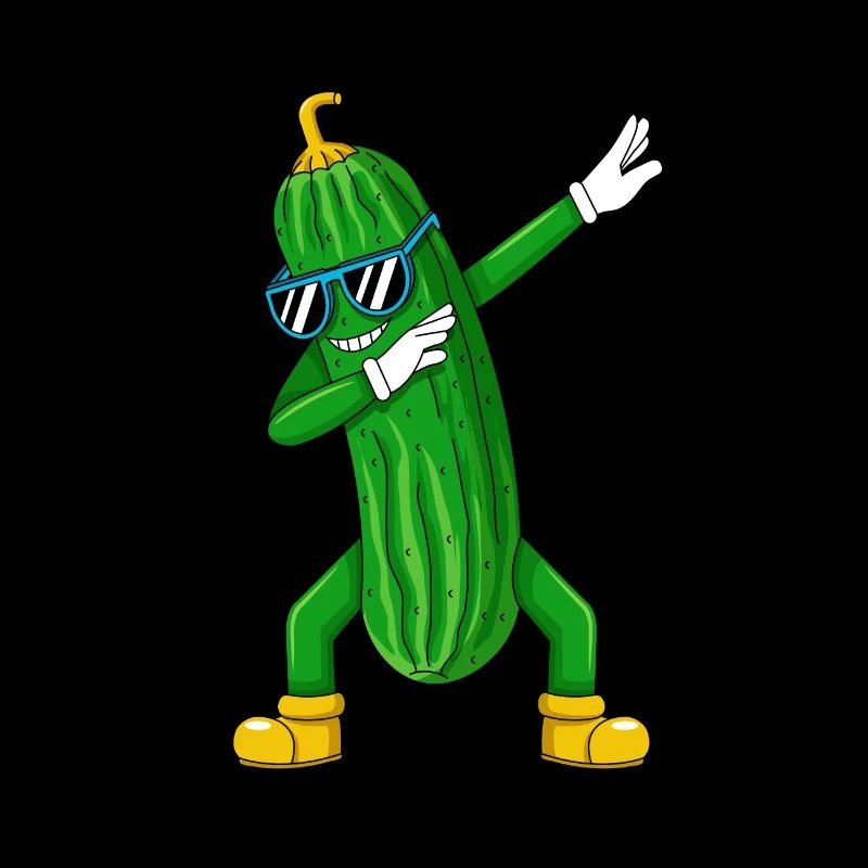 Tamponner le concombre Dab Dance Gift Birthday