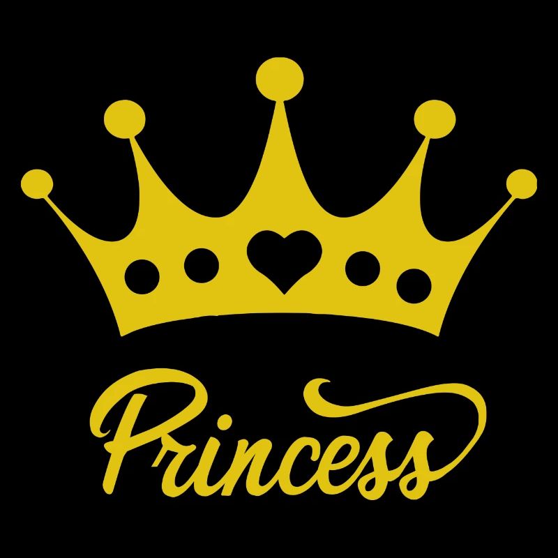 Princess with Queen King Crown Prinzessin Krone