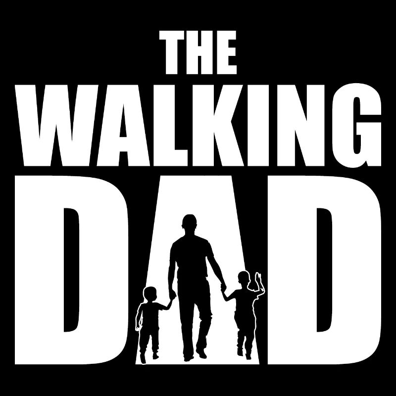 Le père de la marche cadeau de père T-shirt