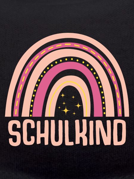 Regenbogen Schulkind Schulanfang Mädchen