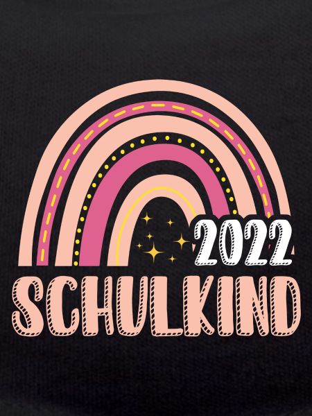 Mädchen Schulkind 2022 Regenbogen