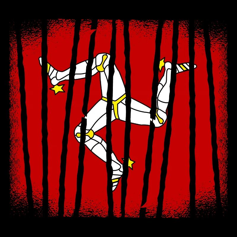 Drapeau de l’île de Man Triskele Drapeau de l’île de Man