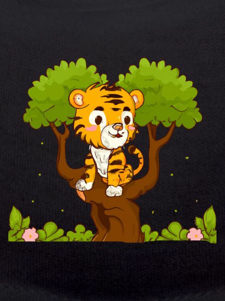 Tiger on a tree