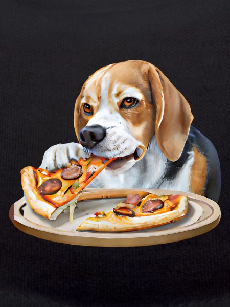 Pizza-loving Beagle