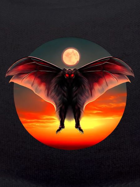 Mothman at sunset