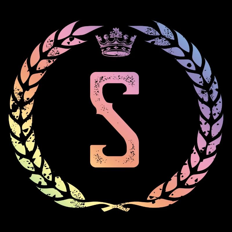 S Buchstabe Kranz