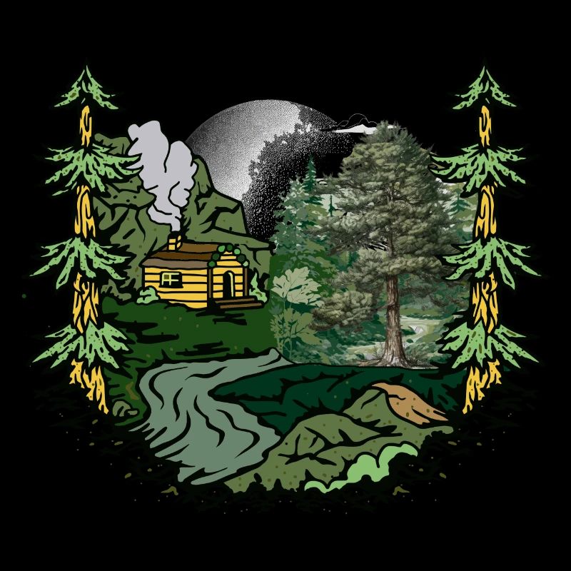 Forêt, Cabane, Nature, Habitant De La Forêt, Amoureux De La Nature