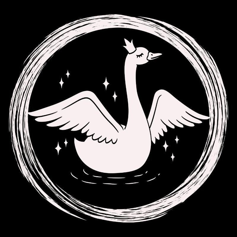 Schwan - Königlich - Royal - Krone