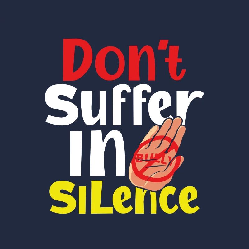 Anti Bully Gift Don't Suffer in Silence Anti
