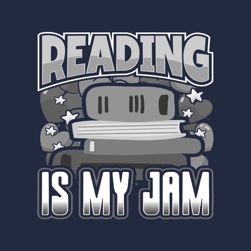 Reading is My Jam Fun Book Lover Idée cadeau