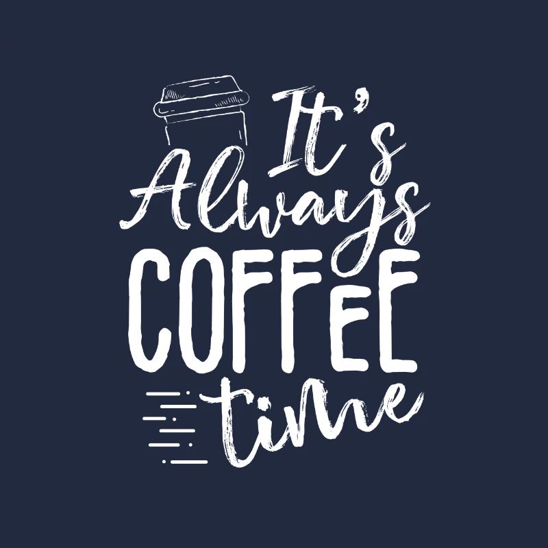 Kaffee Trinker Geschenk Immer Kaffee Zeit Kaffee