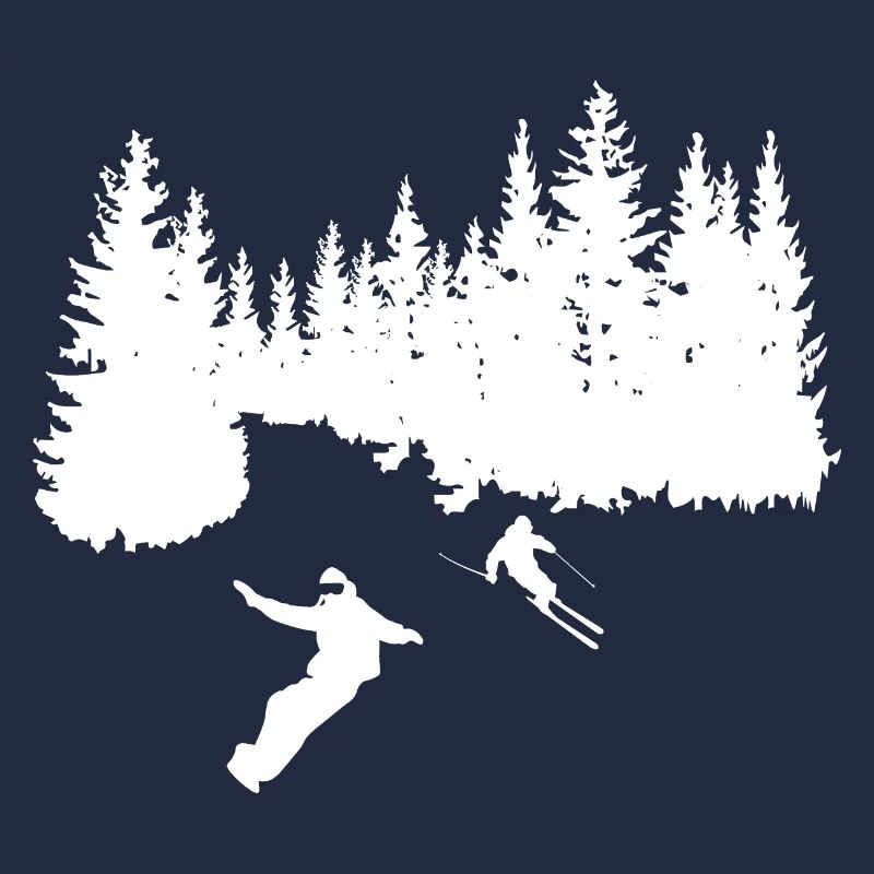Trees - Snowboarding - Skiing - (4)
