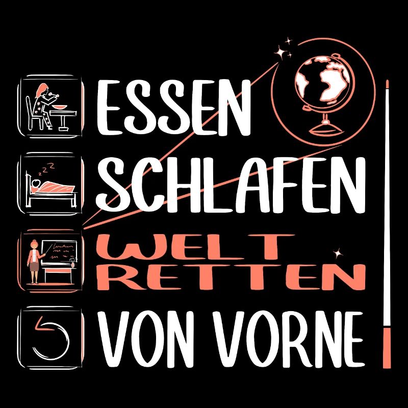 "Super Lehrerin" rettet die Welt. Geschenkidee