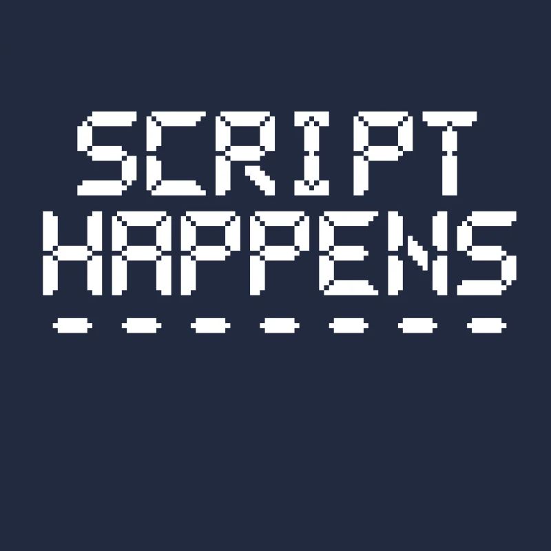 Computerprogrammierskript passiert Programmierer