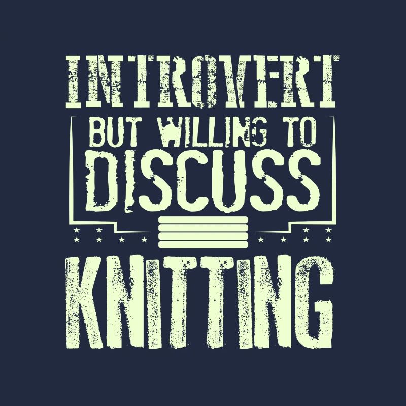 Strickerin Geschenk introvertiert gesprächsbereit