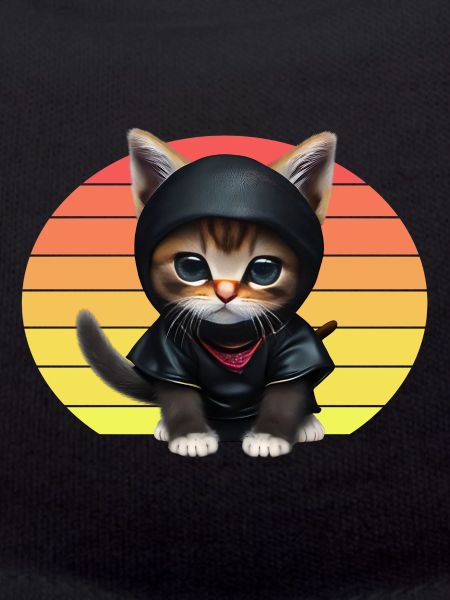 Ninja Cat Sunset