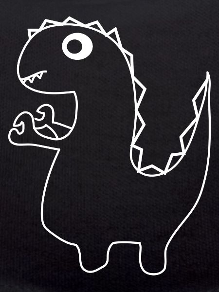 Dinosaur baby with tentacles