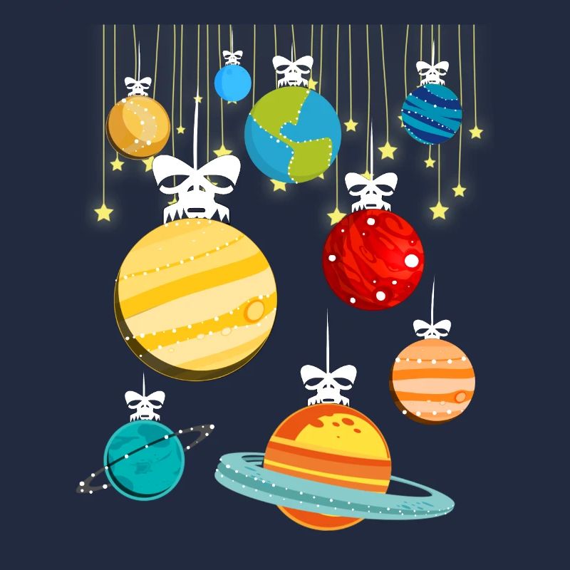 Système solaire de Noël Bauble