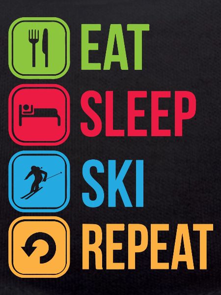 Eat Sleep Ski Repeat