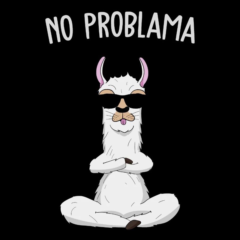 No Problama Cooles freches Lama Llama Geschenk
