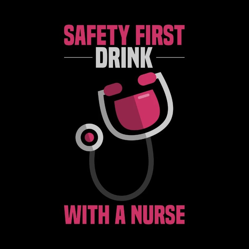 Safety first - Trink mit einer Krankenschwester