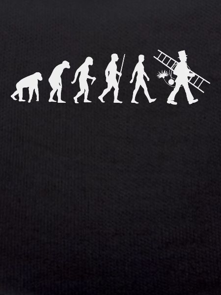 Evolution Schornsteinfeger kaminfeger Geschenk