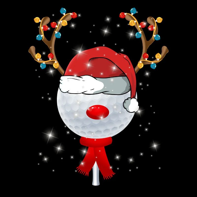 Weihnachtsgolfball