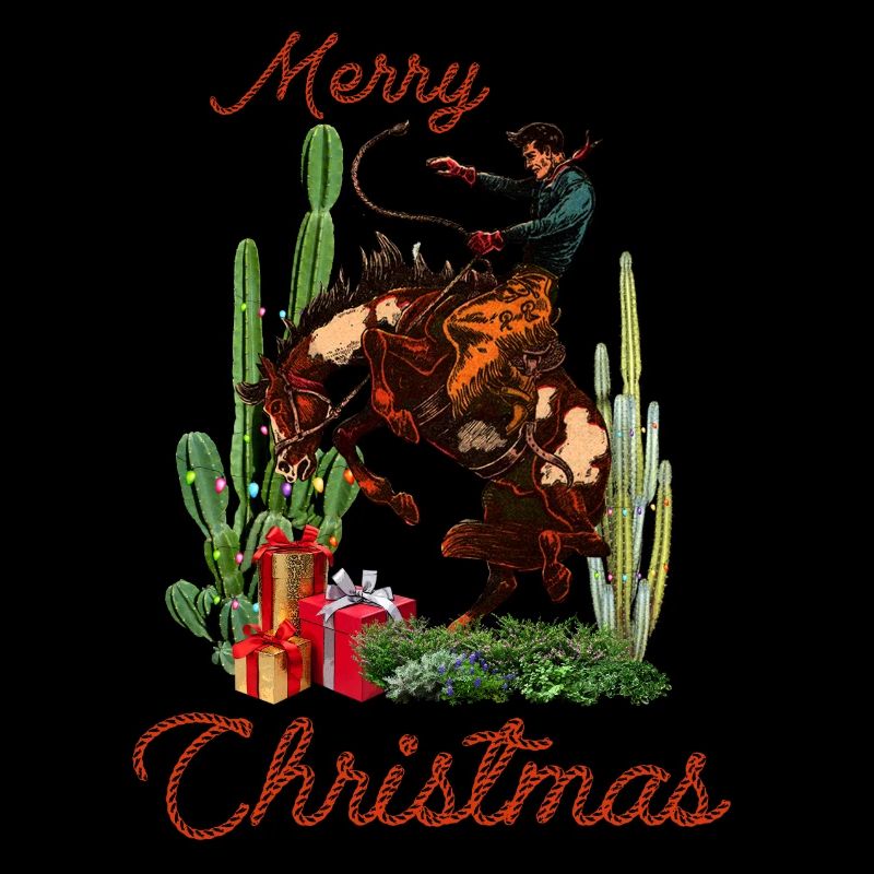 Frohe Weihnachten Cowboy