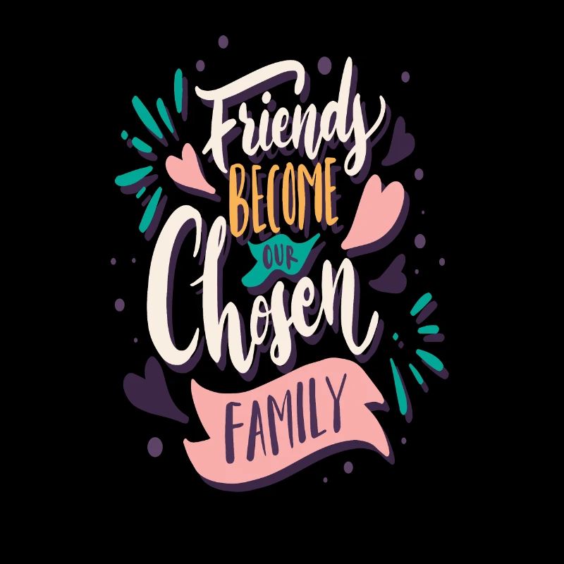 Freunde Familie Geschenk