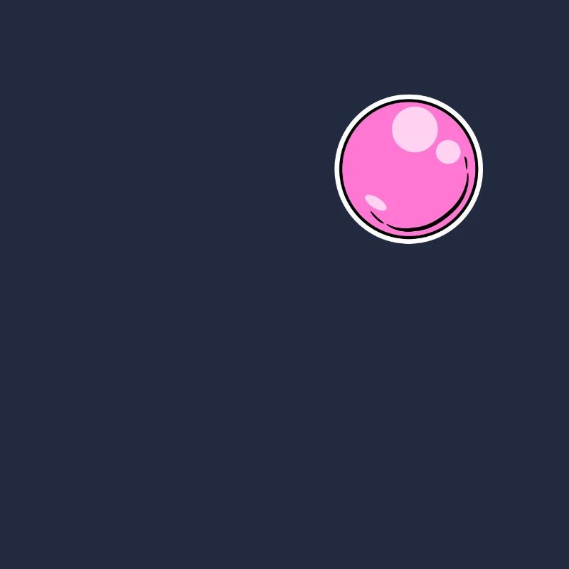 Bubble gum bubble gum bubble rétro style pop art comique