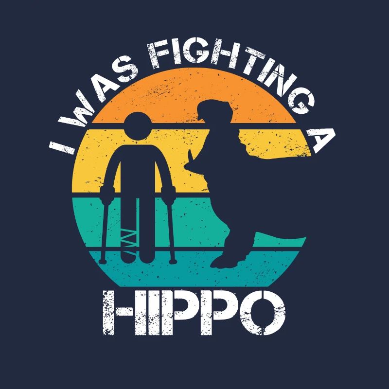 I Was Fighting A Hippo Broken Leg Gypsum Leg