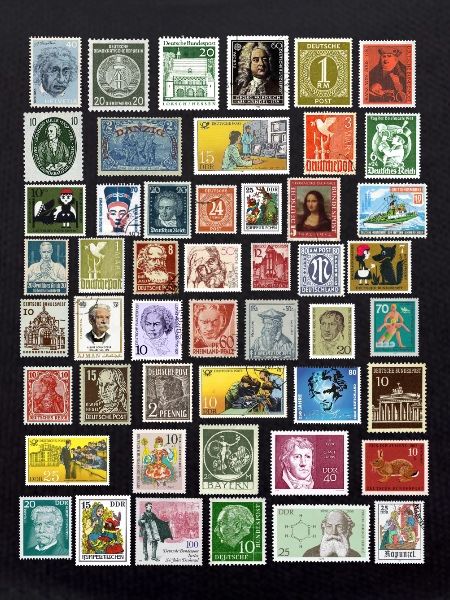 Conception de timbres-poste