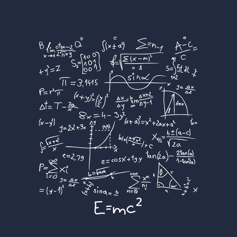 Math Mathematics Formulas E=mc2