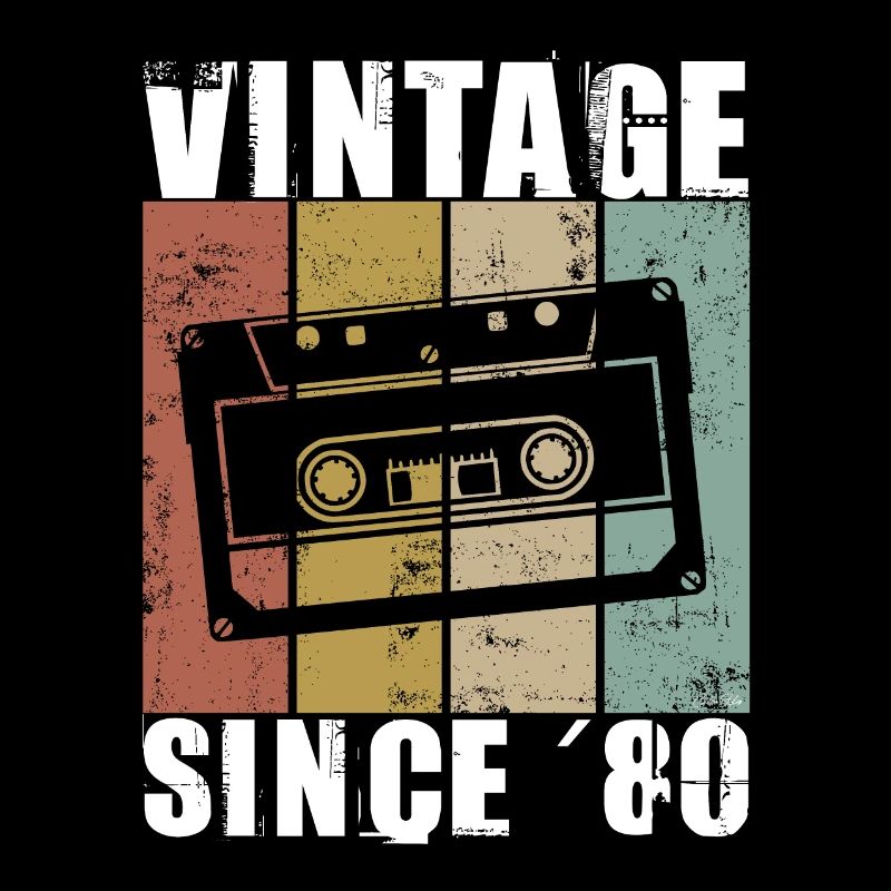 Vintage Since 1980 - 80s Retro Kasette