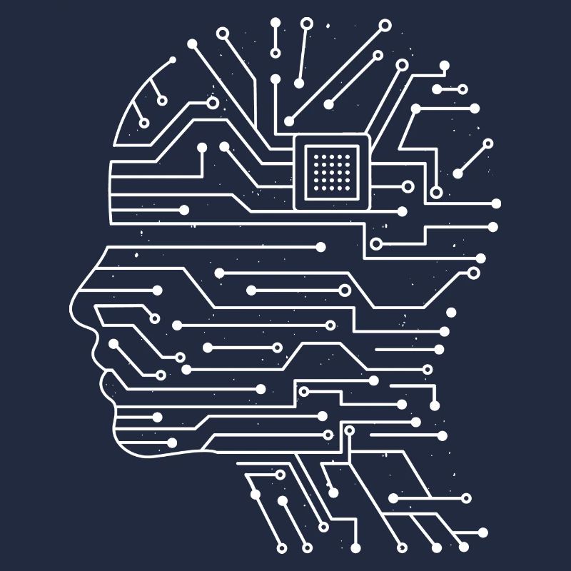 Board Chip Circuitboard with CPU Head Design