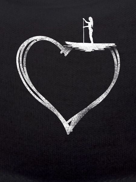 SUP Paddleboard Girl Heart