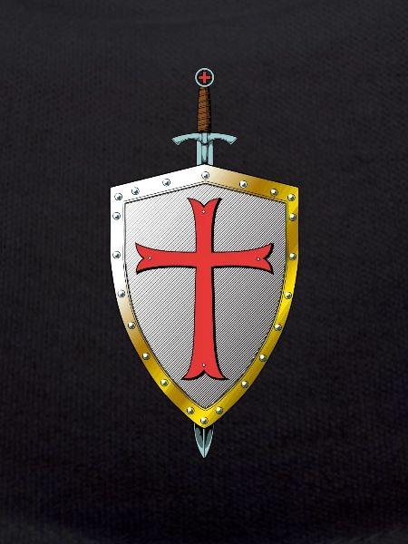 Templer Bouclier et Épée - Templiers